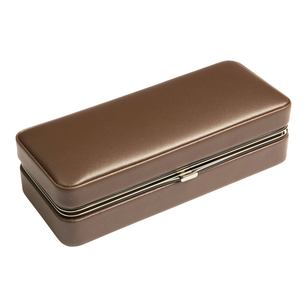 View product media 3LCFC Brown 3 Cigar Case with Cutter, , jrcigars 2